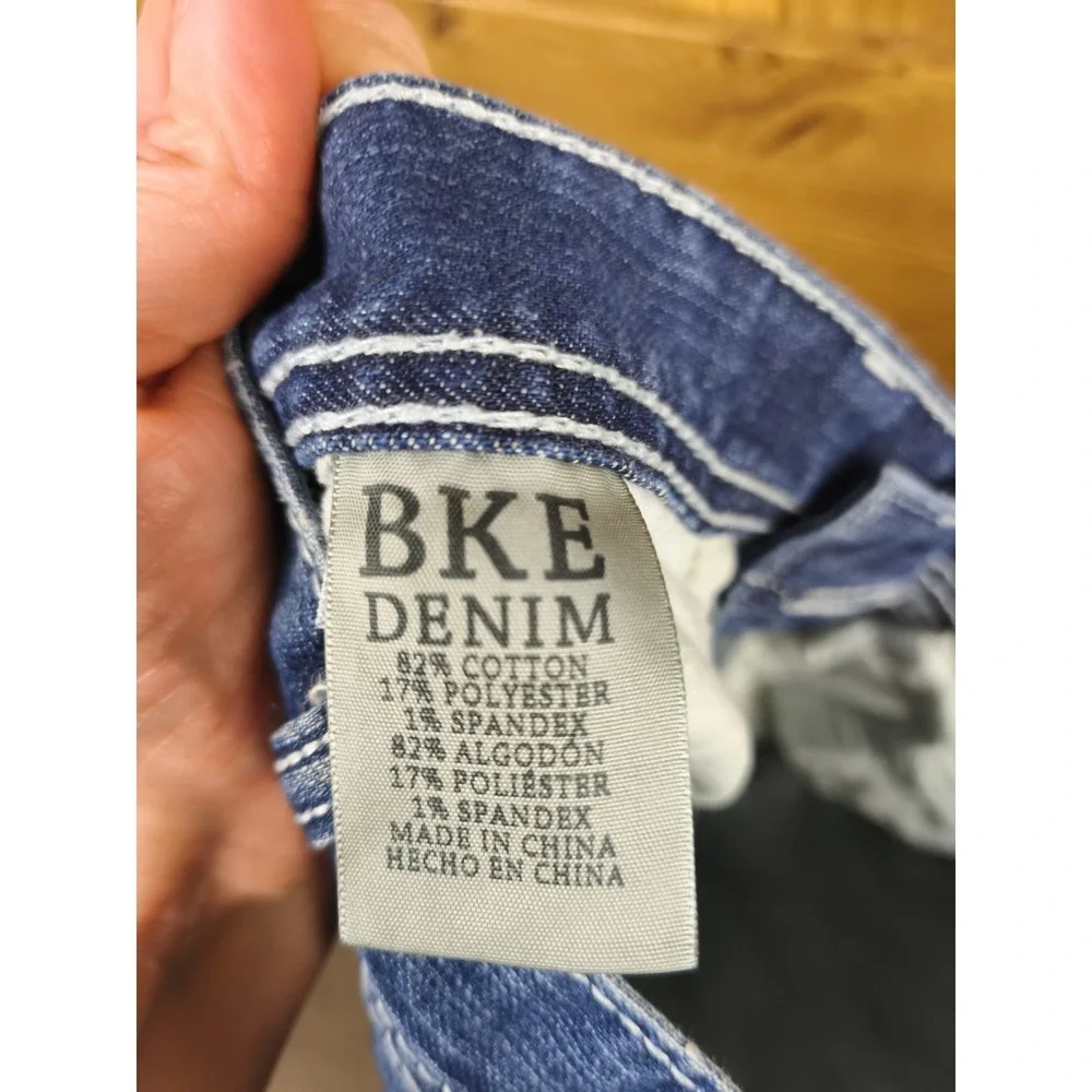 BKE Jake Jeans Mens 32x30 Blue Distressed‎ Stretch Denim